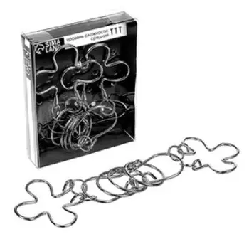 Головоломка металлическая «Раздели на части» №18