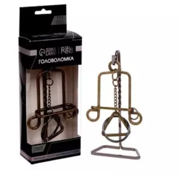 Головоломка металлическая «Раздели на части» №4