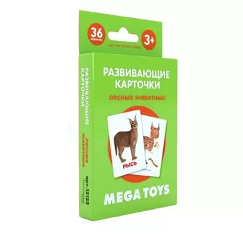 Головоломка «Развивающие карточки. Лесные животные»