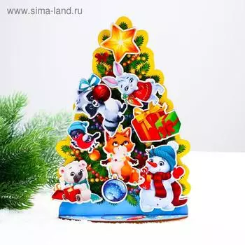 Головоломка с липучками «Новый год! Нарядная гостья»