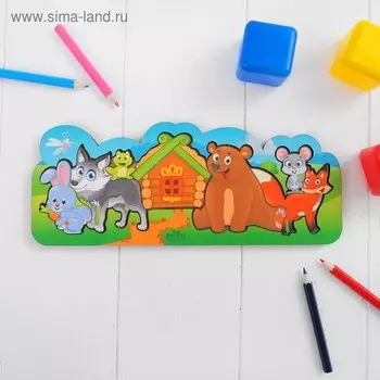 Головоломка рамка - вкладыш «Сказки», 7 деталей, 2510 см