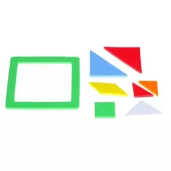 Головоломка «Танграм» 12 12 см, МИКС