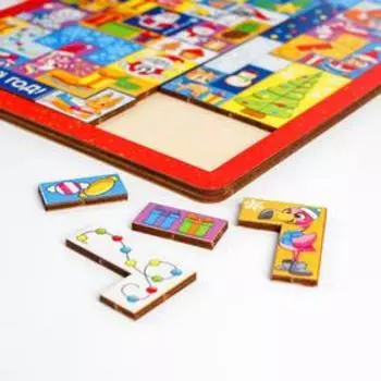 Тетрис «Новый год! Любимый праздник», 48 деталей