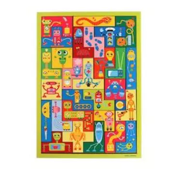 Головоломка тетрис «Роботы», 29 деталей