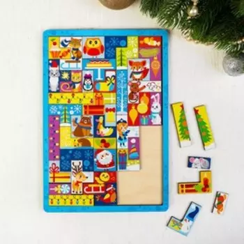 Тетрис «Встречаем Новый год», 43 детали