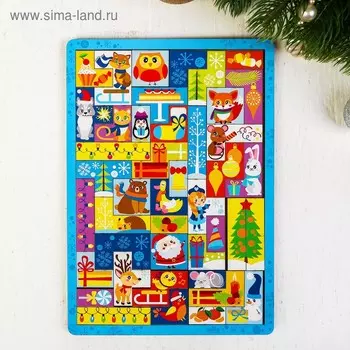 Тетрис «Встречаем Новый год», 43 детали