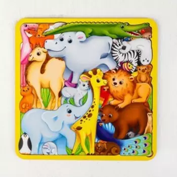 Головоломка «Животные мира», 26 деталей, 2727 см