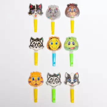 Головоломка «Животные» со свистком, виды МИКС