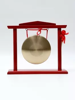 Музыкальный инструмент: Настольный гонг с колотушкой, Music Life, d=15 см