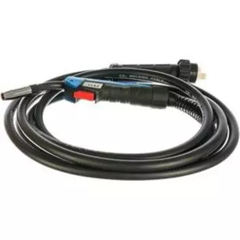 Горелка FoxWeld MIG-15, Мах ток=180 А, проволока d=0.6-1.0 мм, воздушное охлаждение, 5 м