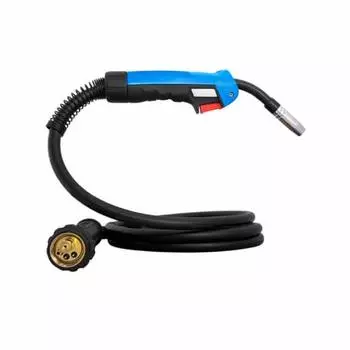 Горелка FoxWeld MIG-15, Мах ток=180 А, проволока d=0.6-1.0 мм, воздушное охлаждение, 3 м