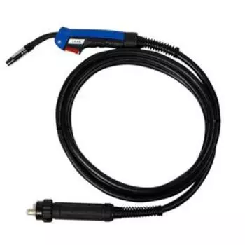 Горелка FoxWeld MIG-15, Мах ток=180 А, проволока d=0.6-1.0 мм, воздушное охлаждение, 4 м