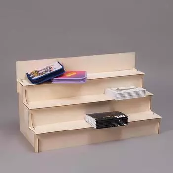 Горка 3 ступеньки 813845 см, толщина 3 мм, цвет бежевый