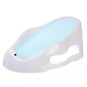 Горка для купания, цвет белый/голубой, +0 мес, 47х30х19 см