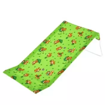 Горка для купания из фланели, цвет зелёный