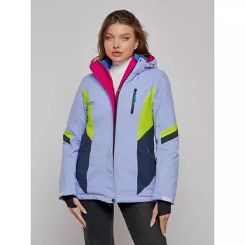 Горнолыжная куртка женская зимняя, размер 46, цвет фиолетовый