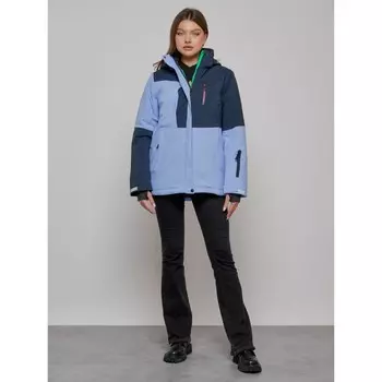 Горнолыжная куртка женская зимняя, размер 50, цвет фиолетовый