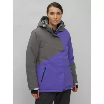 Горнолыжная куртка женская зимняя, размер 52, цвет фиолетовый