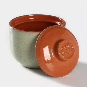 Горшочек ColorLife, 350 мл, цвет зелёный