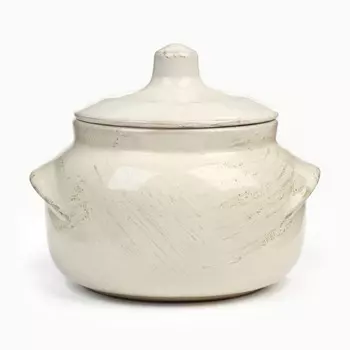 Горшочек для запекания Борисовская керамика «Шебби», 500 мл, 1412 см, бежевый