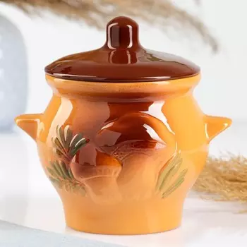 Горшочек для запекания Борисовская керамика «Классика», 650 мл, 1212 см, микс