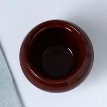 Горшок для запекания Псковский гончар «Стандарт», 500 мл, без крышки, керамика, коричневый