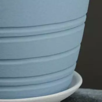 Горшок цветочный 3 л Престиж серо-голубой №2