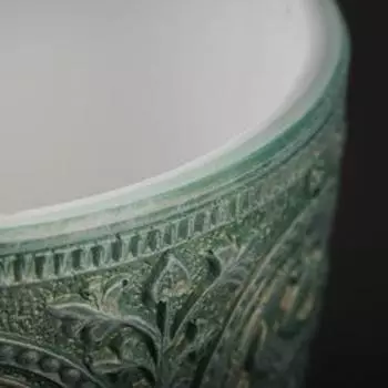 Горшок цветочный "Былина" зеленый бутон №3, 2,15л