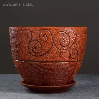 Горшок цветочный домино 3,5 л