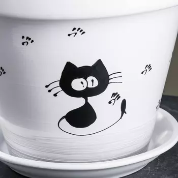 Горшок цветочный Котофей 13 л