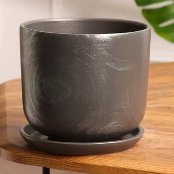 Горшок цветочный Орион графит 1.6 л