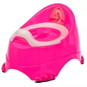 Горшок детский антискользящий «Бэйби-Комфорт» с крышкой, съёмная чаша, цвет МИКС для девочки