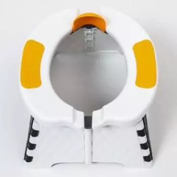 Горшок детский дорожный, складной, цвет белый