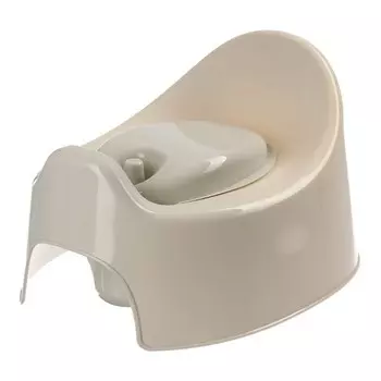 Горшок детский Follow Me с крышкой, серый