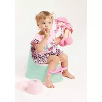 Горшок детский с аппликацией Me to you, съёмная чаша, цвет зелёный