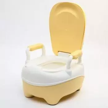 Горшок детский «Собачка», цвет бежевый