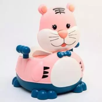 Горшок детский «Тигренок», цвет розовый