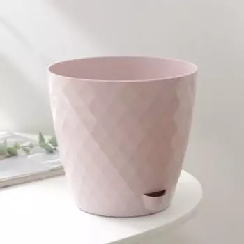 Горшок для цветов с прикорневым поливом «Румба», 3 л, розовый