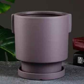 Горшок "Вазон" 14*14*15,5 серый