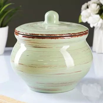 Горшок для жаркого №10, 1л, мята