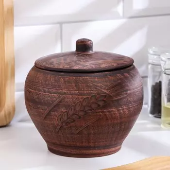 Горшок для жаркого "Колос" 0,7 л, 13х13х13 см