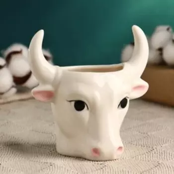 Горшок "Корова" 12*8*12см