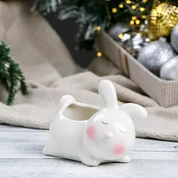 Горшок "Кролик" 12*7*8,5см