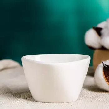 Горшок для цветов «Лайт» керамический, 100 мл, 58 см, белый