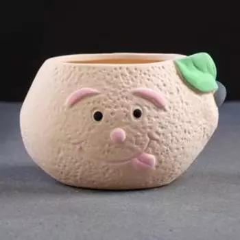 Горшок "Лимон" 8*8см МИКС