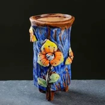 Горшок на ножках 7*7*17см