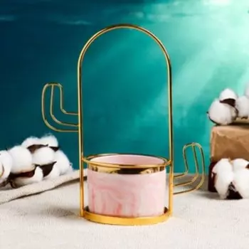 Горшок на подставке "Кактус" 20,5*17см