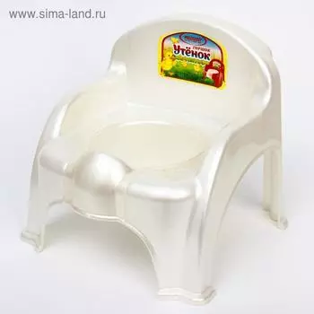 Горшок-стульчик «Утёнок», цвет белый