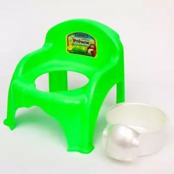Горшок-стульчик «Утёнок», цвет салатовый