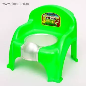 Горшок-стульчик «Утёнок», цвет салатовый